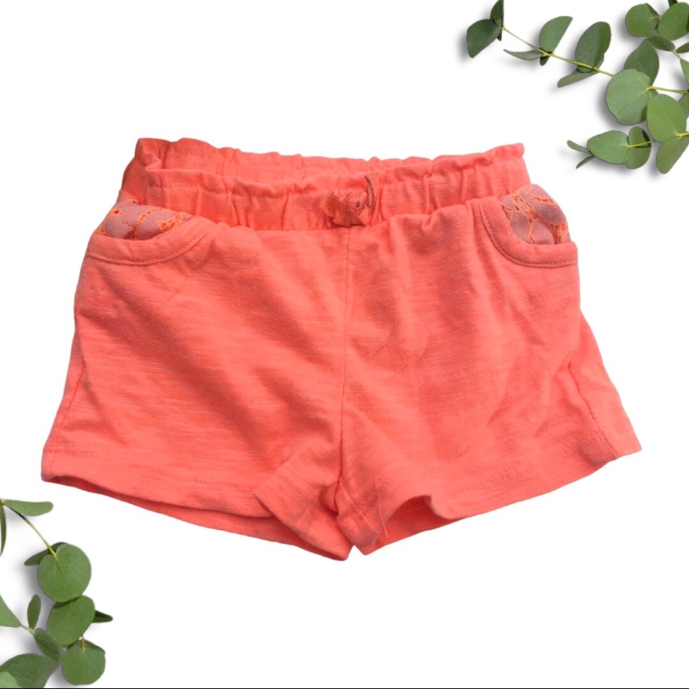 3-6m Coral Baby Shorts - Picture 1 of 3